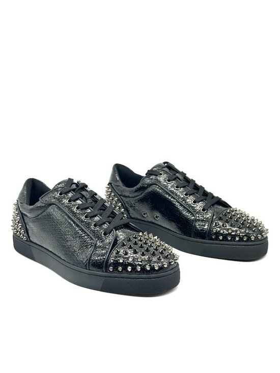 Christian Louboutin SEAVASTE 2 ORLATO Spikes Studded Crackled Sneakers Trainers main image 12
